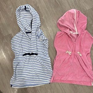 Size 2t Two Gap towel cover ups